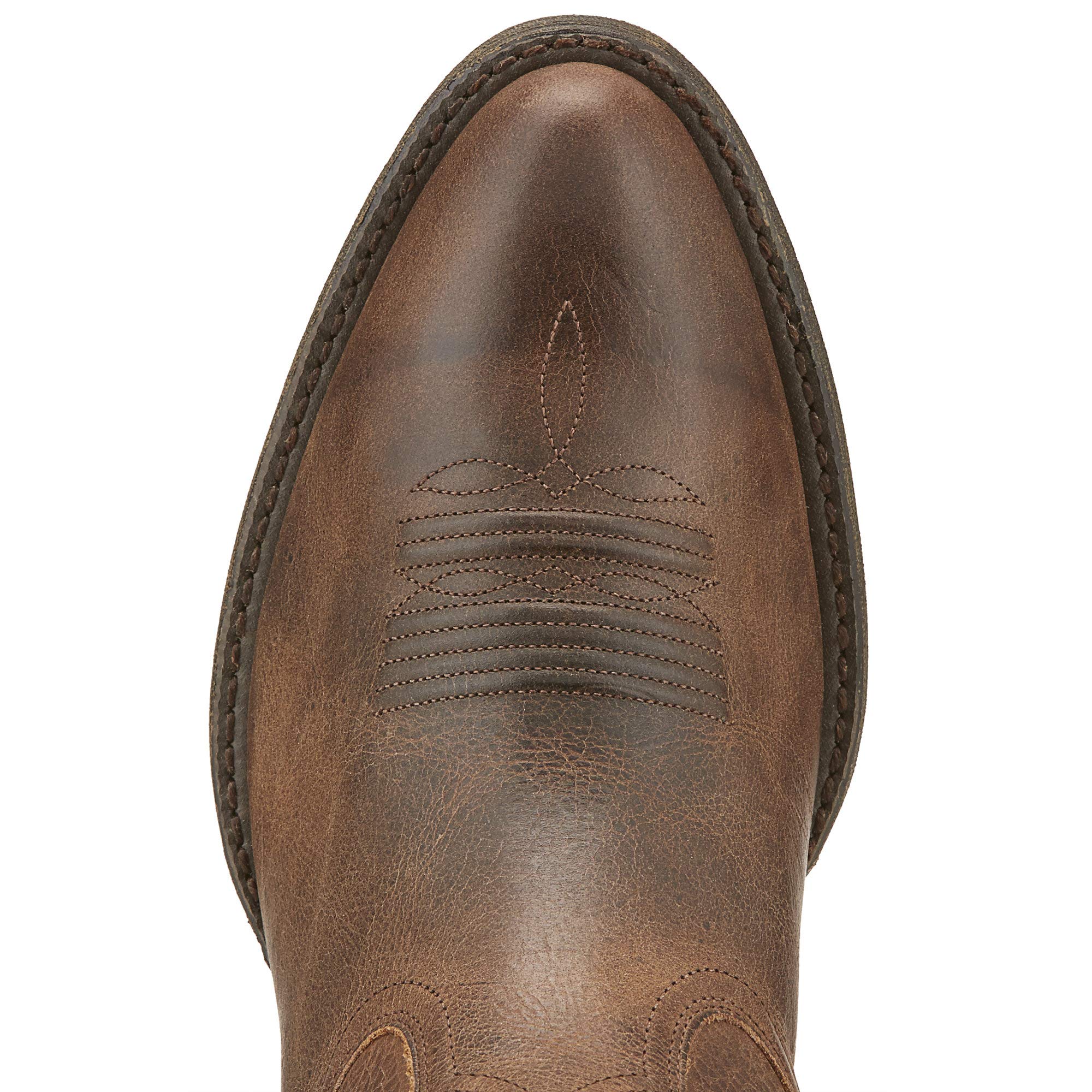 Ariat Heritage Western Cowboy R - Toe Boots - Men's Distressed Brown Shoe Deals Outlet