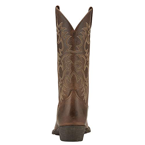 Ariat Heritage Western Cowboy R - Toe Boots - Men's Black Deertan Shoe Deals Outlet