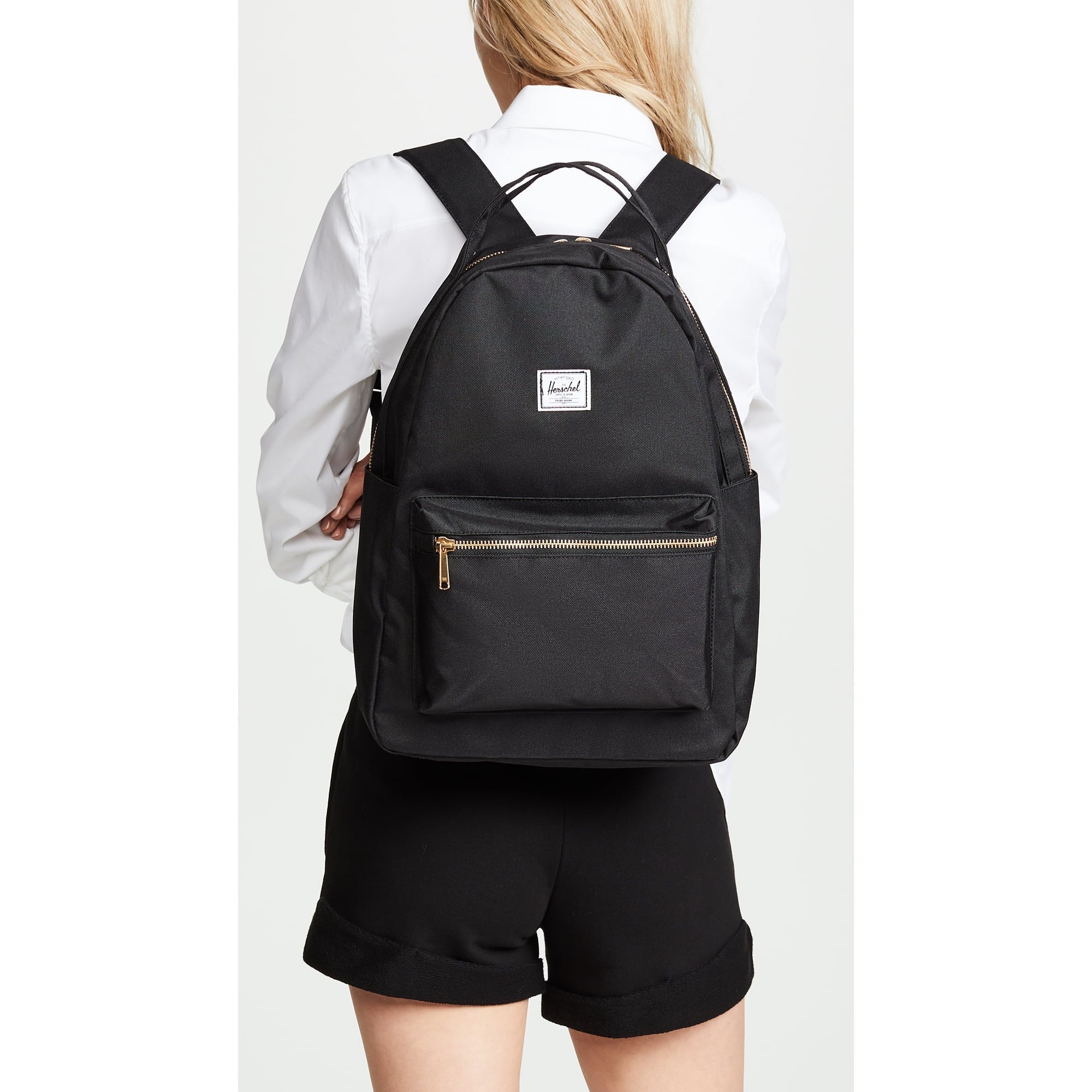 Herschel Supply Co. Nova Mid - Volume Backpack Black OS 828432209729 Shoe Deals Outlet