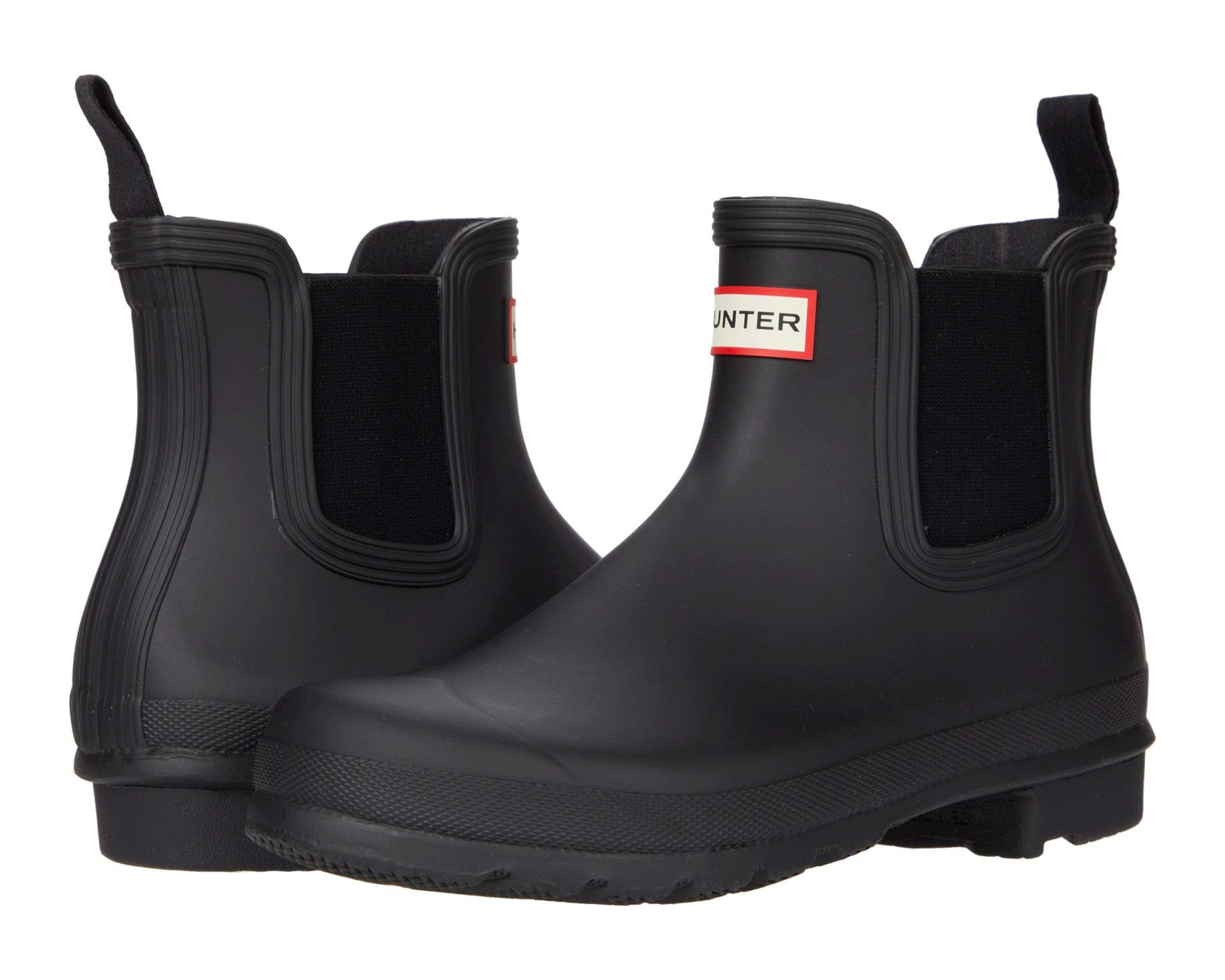 Hunter Boots Commando Chelsea Black 11 M 5054916897266 Shoe Deals Outlet
