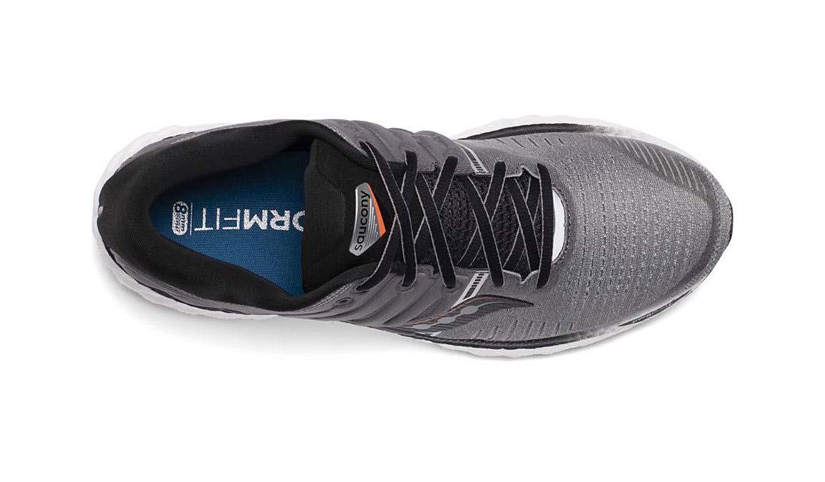 Saucony Hurricane 22 - Men's Grey/Black Shoe Deals Outlet