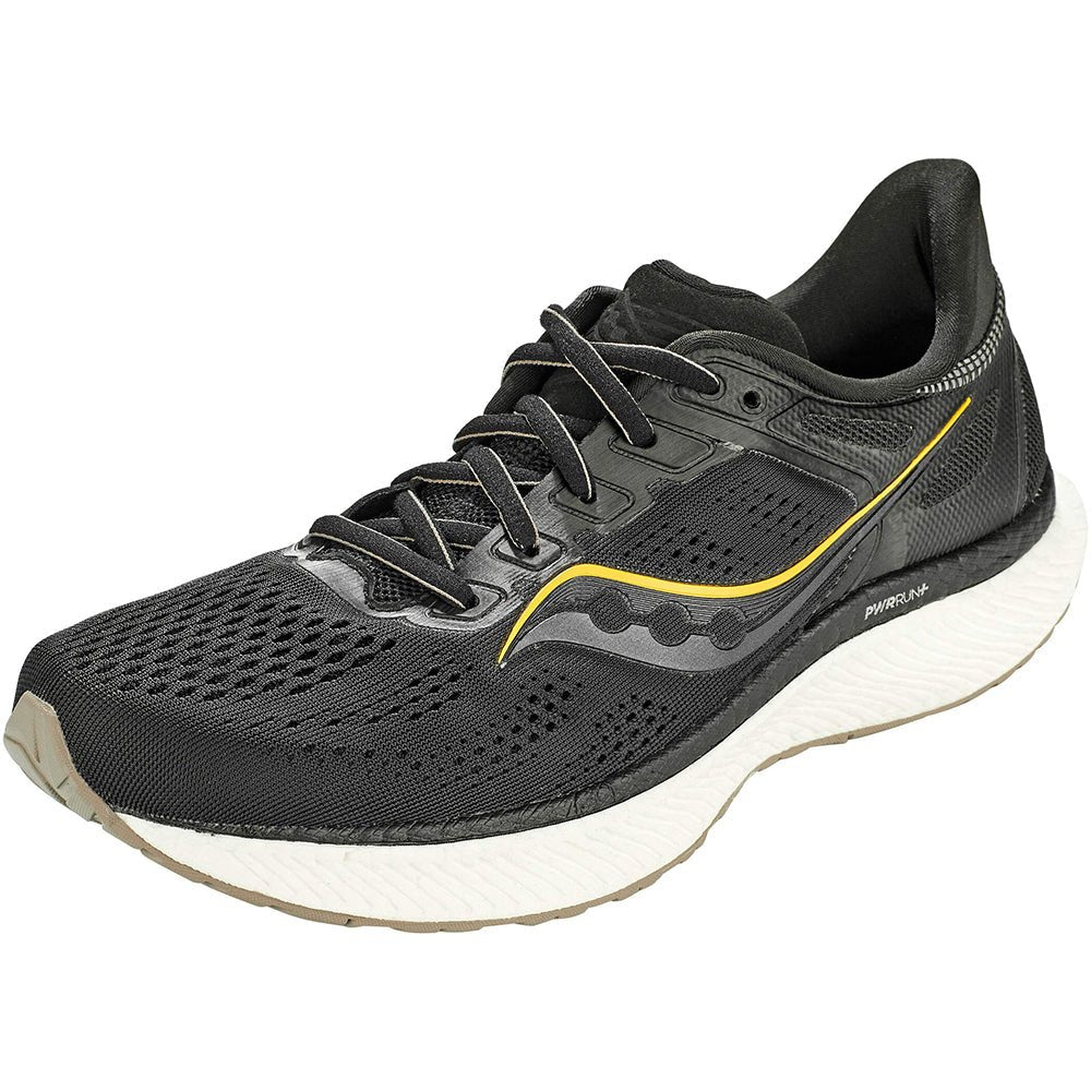 Saucony Hurricane 23 - Men's Black/Gold Shoe Deals Outlet