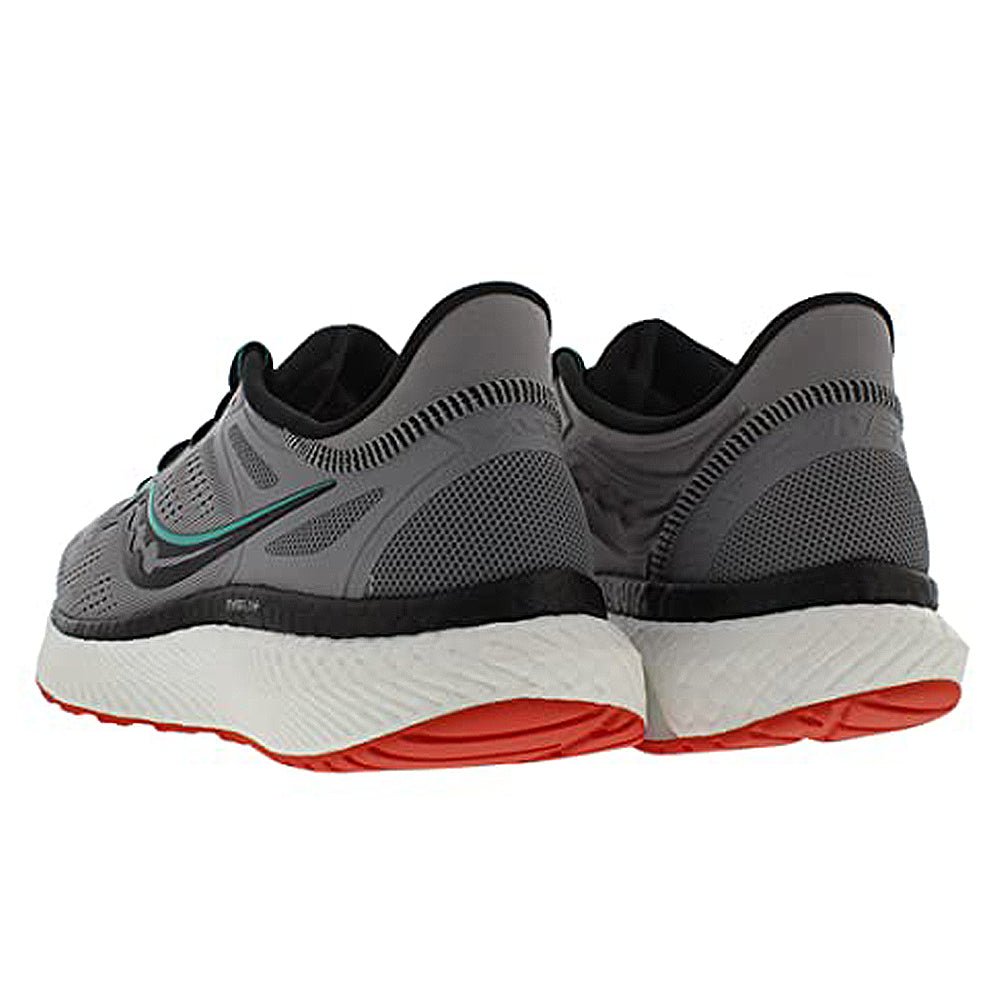 Saucony Hurricane 23 - Men's Alloy/Scarlet Shoe Deals Outlet