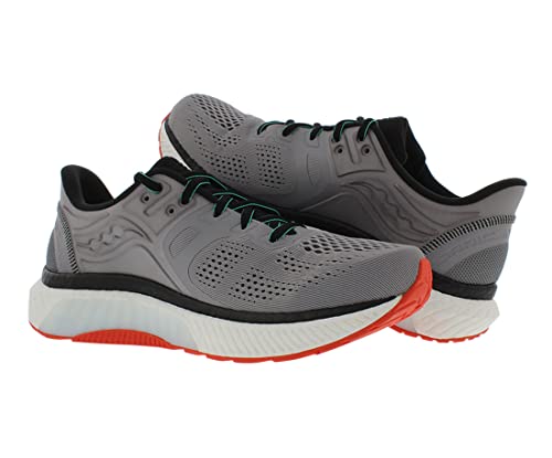 Saucony Hurricane 23 Running Shoe - Men's Alloy/Scarlet Shoe Deals Outlet