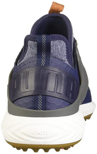 PUMA Ignite PWRADAPT Caged Golf Shoes - Men's Peacoat - puma Silver - quiet Shade Shoe Deals Outlet