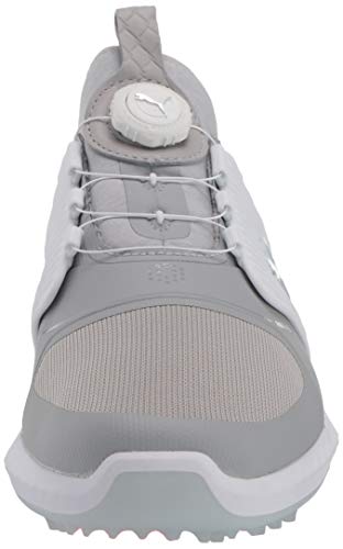 PUMA Ignite PWRADAPT Caged Golf Shoes - Men's Gray Violet - puma Silver - puma White Shoe Deals Outlet