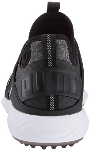 PUMA Ignite PWRADAPT Caged Golf Shoes - Men's Black/Silver/Black Shoe Deals Outlet