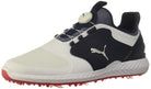 PUMA Ignite PWRADAPT Caged Golf Shoes - Men's White/Silver/Peacoat Shoe Deals Outlet