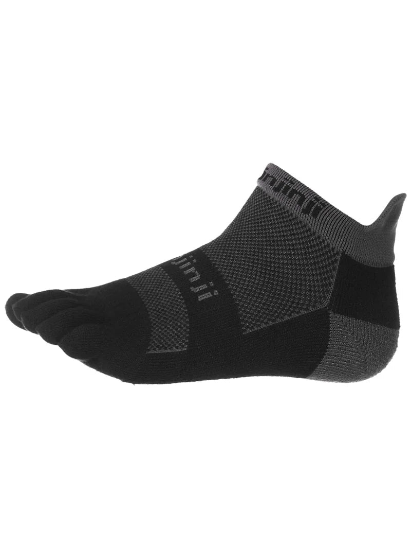 Injinji Run Midweight No - Show Toe Socks Black Large 760172011876 Shoe Deals Outlet