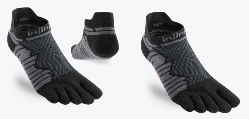 Injinji Ultra Run No - Show Coolmax Onyx Small 760172010282 Shoe Deals Outlet