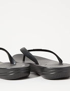 FitFlop IQushion Ergonomic Flip - Flops - Men's Black Shoe Deals Outlet
