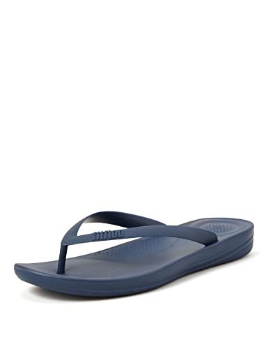 FitFlop IQushion Ergonomic Flip - Flops - Men's Midnight Navy Shoe Deals Outlet