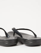 FitFlop IQushion Ergonomic Flip - Flops - Men's Black Shoe Deals Outlet