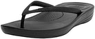 FitFlop IQushion Ergonomic Flip - Flops - Women's All Black Shoe Deals Outlet