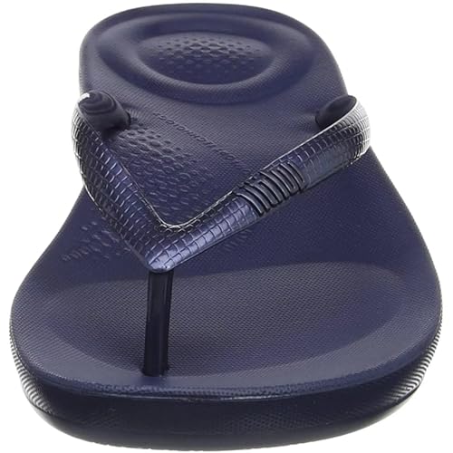 FitFlop IQushion Ergonomic Flip - Flops - Women's Midnight Navy Shoe Deals Outlet