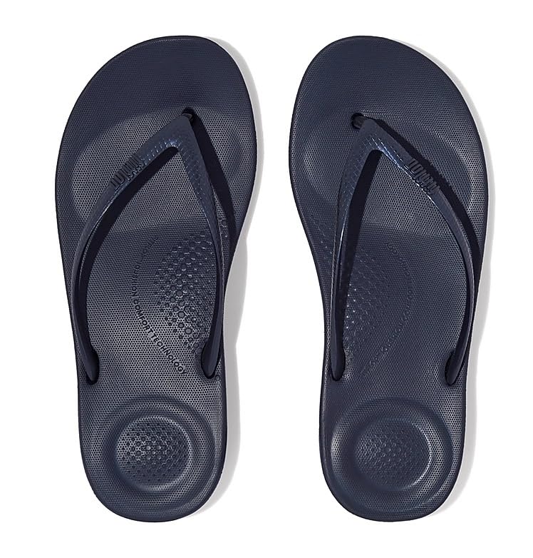 FitFlop IQushion Ergonomic Flip - Flops - Women's Midnight Navy Shoe Deals Outlet