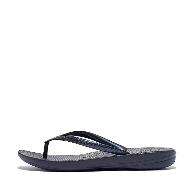 FitFlop IQushion Ergonomic Flip - Flops - Women's Midnight Navy Shoe Deals Outlet