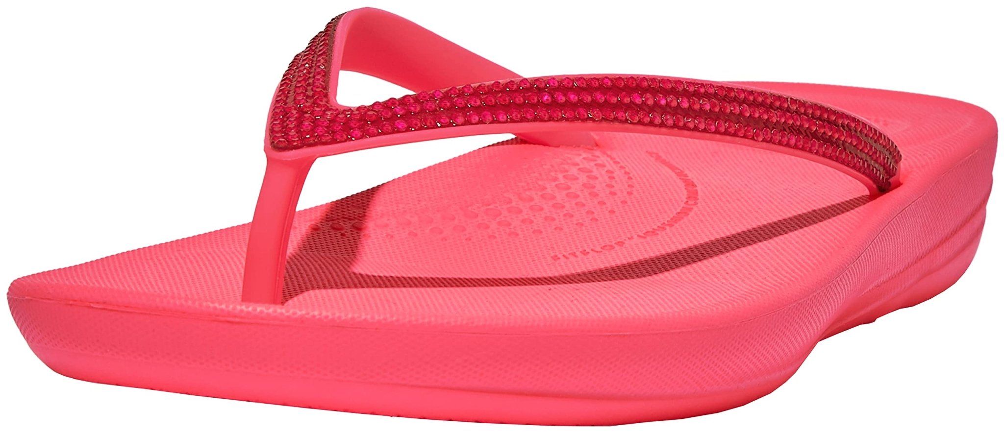 FitFlop IQushion Ergonomic Flip - Flops - Women's Pop Pink Shoe Deals Outlet