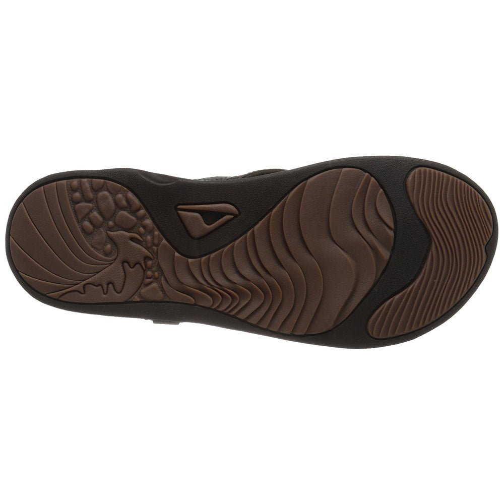Reef J - Bay lll Leather - Men's Dark Brown/Dark Brown Shoe Deals Outlet