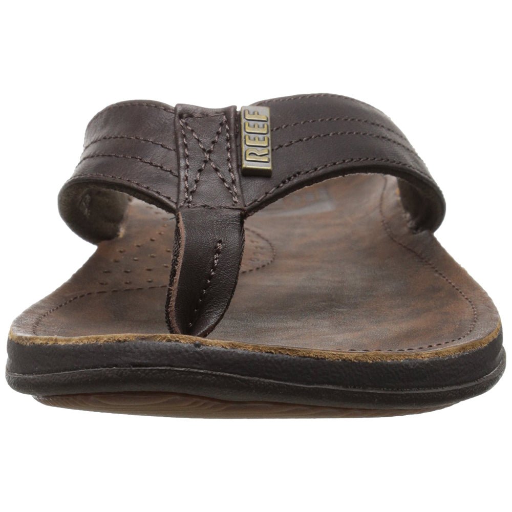 Reef J - Bay lll Leather - Men's Dark Brown/Dark Brown Shoe Deals Outlet