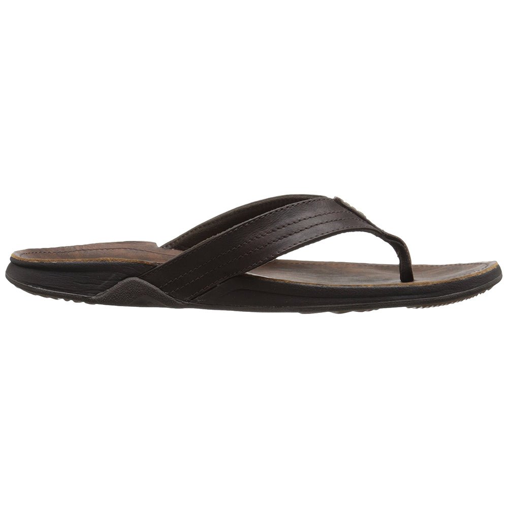 Reef J - Bay lll Leather - Men's Dark Brown/Dark Brown Shoe Deals Outlet