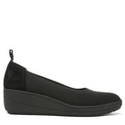 VIONIC Jacey Wedge Pump - Women's Black Knit Shoe Deals Outlet
