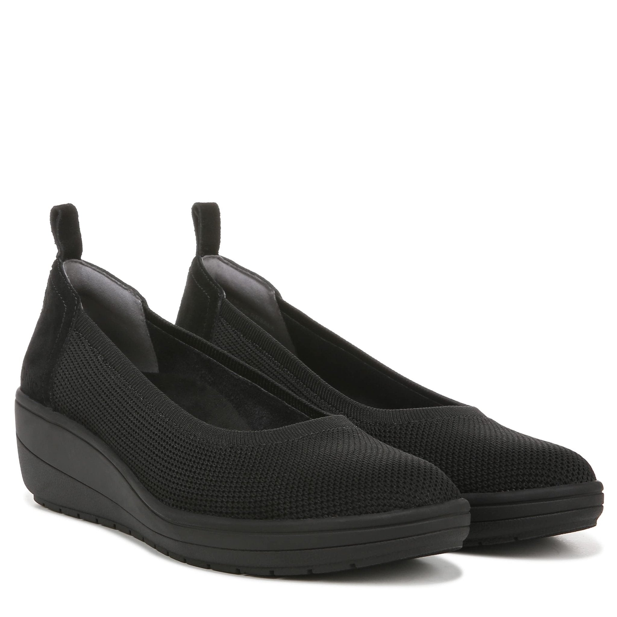 VIONIC Jacey Wedge Pump - Women's Black Knit Shoe Deals Outlet