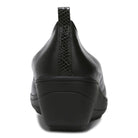 VIONIC Jacey Wedge Pump - Women's Black/Black Leather Shoe Deals Outlet