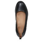 VIONIC Jacey Wedge Pump - Women's Black/Black Leather Shoe Deals Outlet