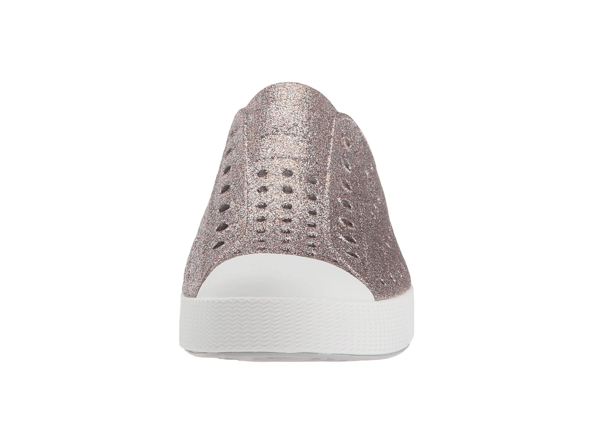 Native Shoes Kids Jefferson Bling - Kids Metal Bling/Shell White Shoe Deals Outlet