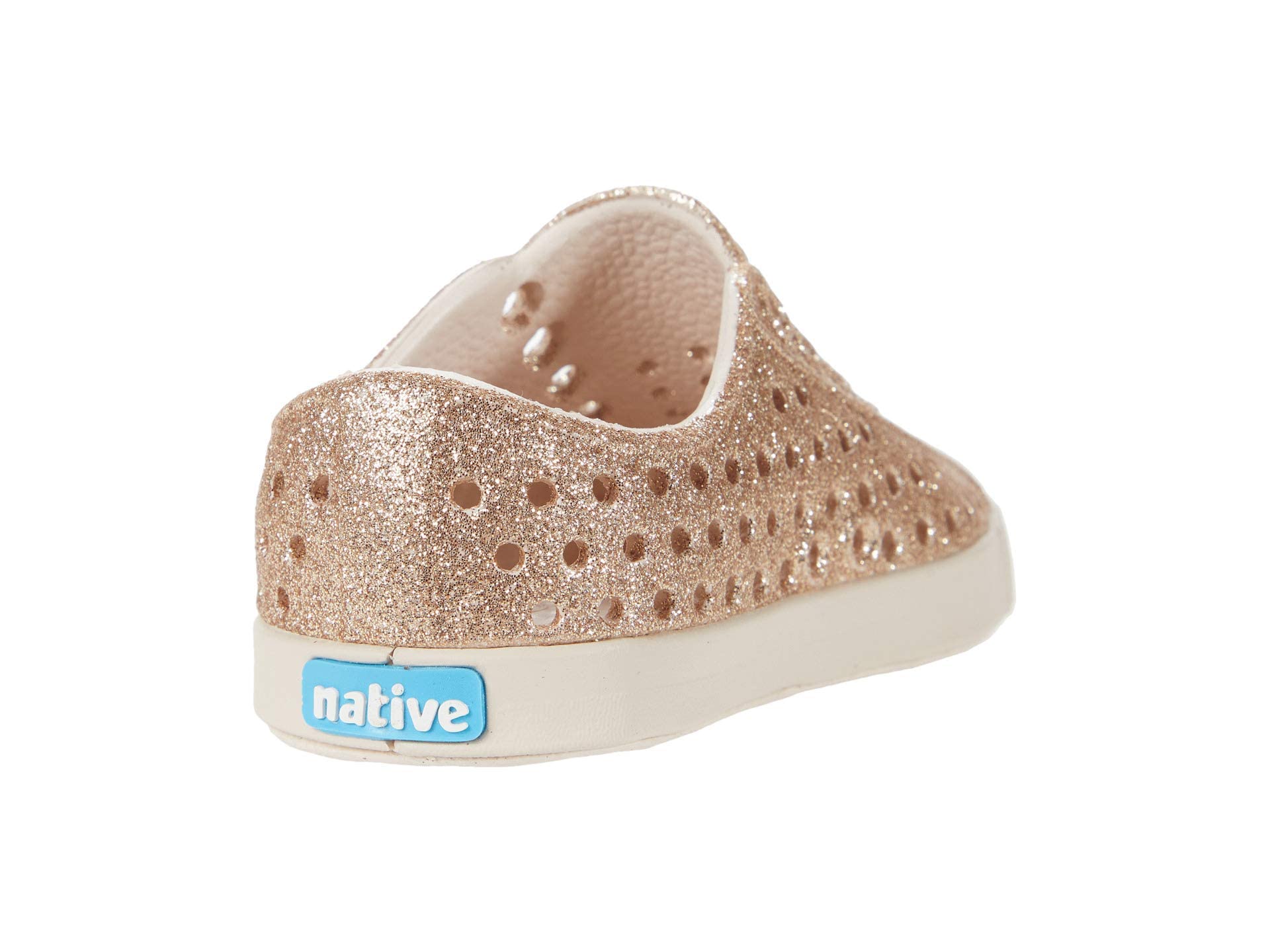 Native Shoes Kids Jefferson Bling - Kids Rock Salt Bling/Rock Salt Pink Shoe Deals Outlet