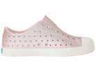 Native Shoes Kids Jefferson Bling - Kids Milk Pink Bling/Shell White Shoe Deals Outlet