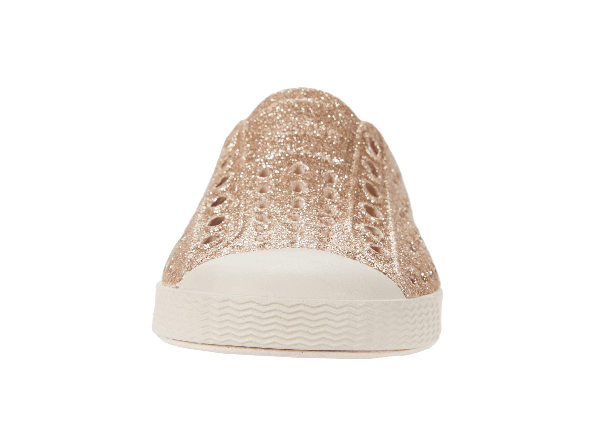 Native Shoes Kids Jefferson Bling - Kids Rock Salt Bling/Rock Salt Pink Shoe Deals Outlet