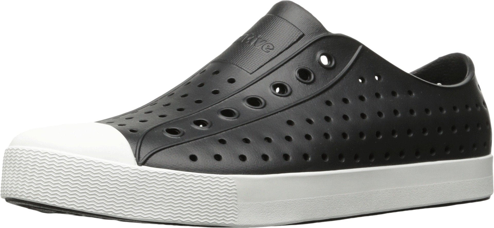 Native Shoes Kids Jefferson - Unisex Jiffy Black/Shell White Shoe Deals Outlet