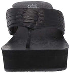 Flojos Jess Flip - Flops - Women's Black Shoe Deals Outlet