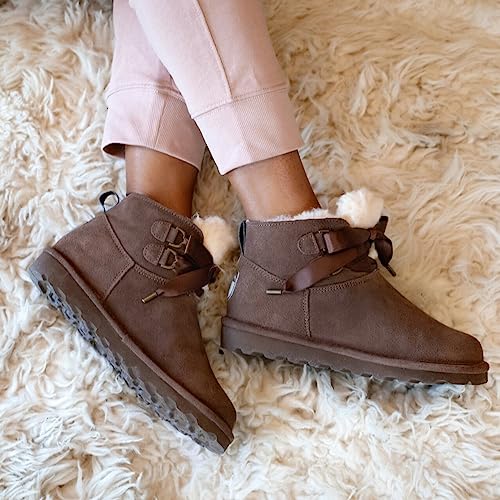 BEARPAW Jessica Boots - Women's Earth Shoe Deals Outlet