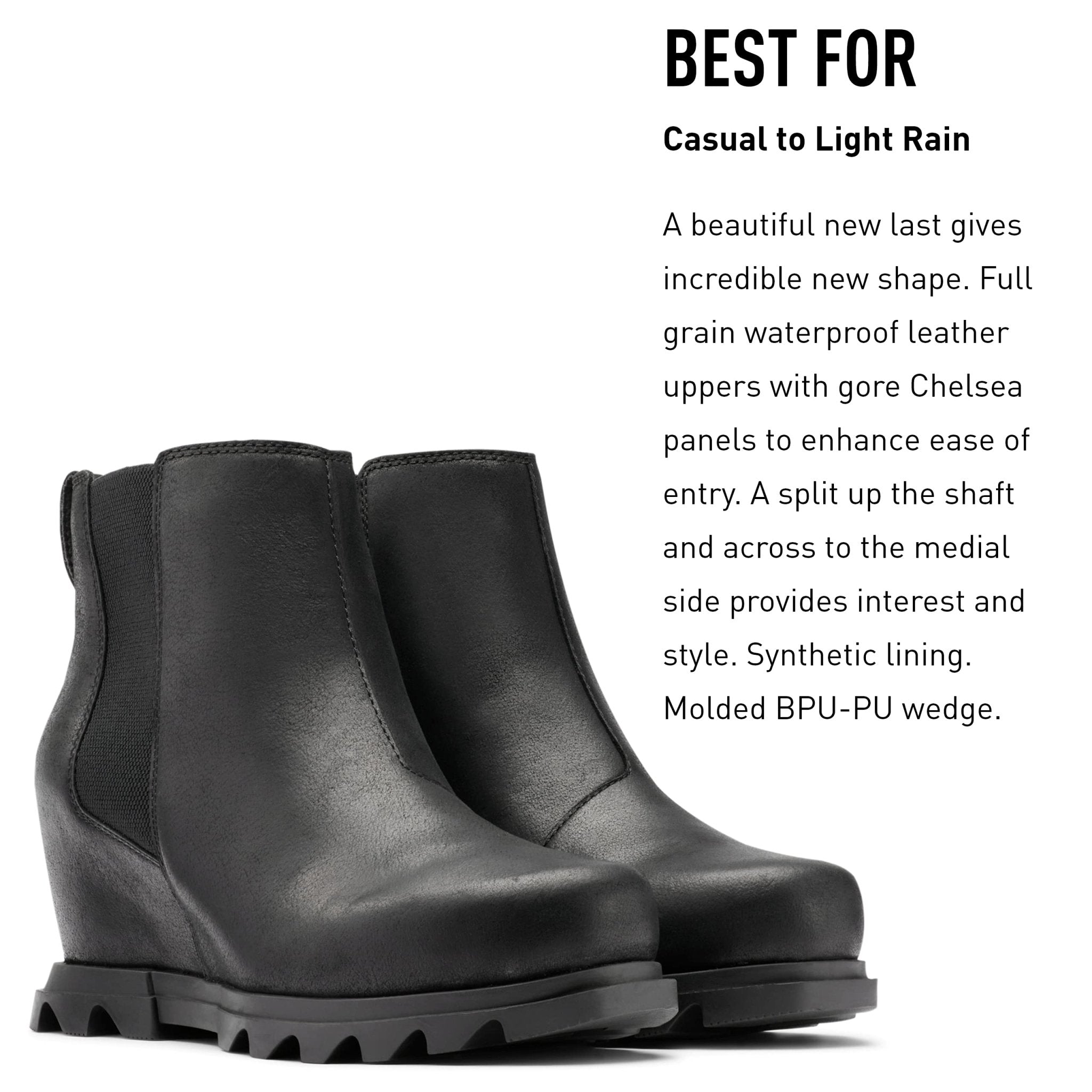 SOREL Joan Of Arctic Wedge lll - Women's Black, Sea Salt Shoe Deals Outlet