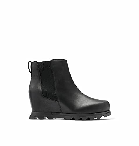 SOREL Joan Of Arctic Wedge lll - Women's Black, Sea Salt Shoe Deals Outlet