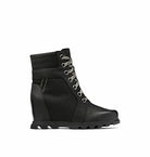 SOREL Joan Of Arctic Wedge lll - Women's Black, Sea Salt Shoe Deals Outlet
