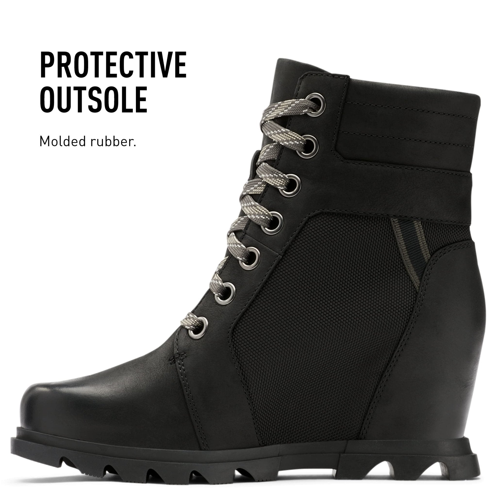 SOREL Joan Of Arctic Wedge lll - Women's Black, Jet Shoe Deals Outlet