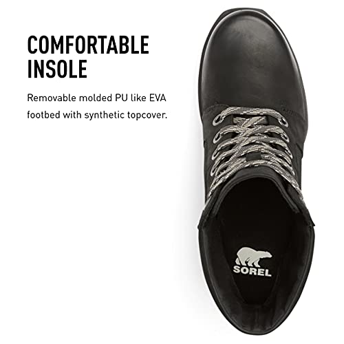 SOREL Joan Of Arctic Wedge lll - Women's Black, Sea Salt Shoe Deals Outlet