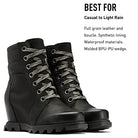 SOREL Joan Of Arctic Wedge lll - Women's Black, Sea Salt Shoe Deals Outlet