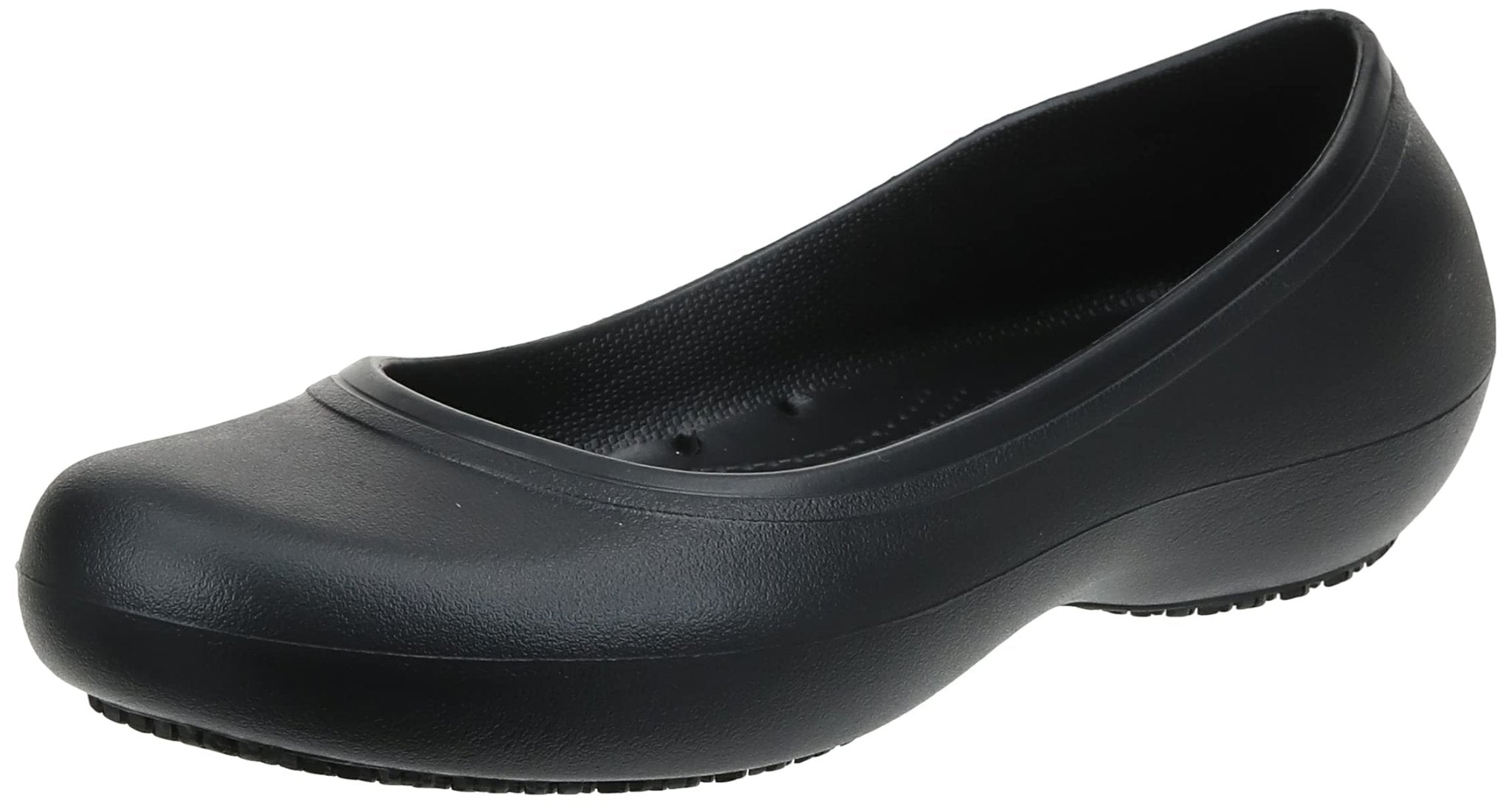 Crocs Kadee ll Work Flat - Women's Black/Black Shoe Deals Outlet