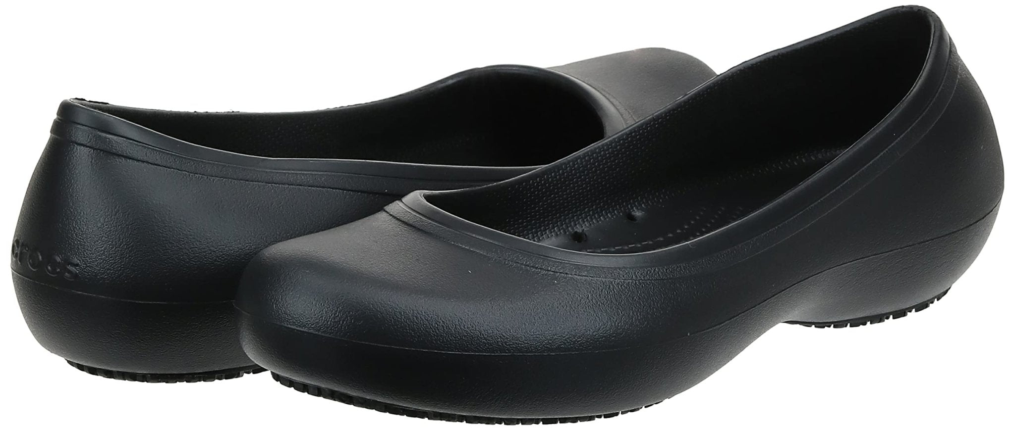 Crocs Kadee ll Work Flat - Women's Black/Black Shoe Deals Outlet