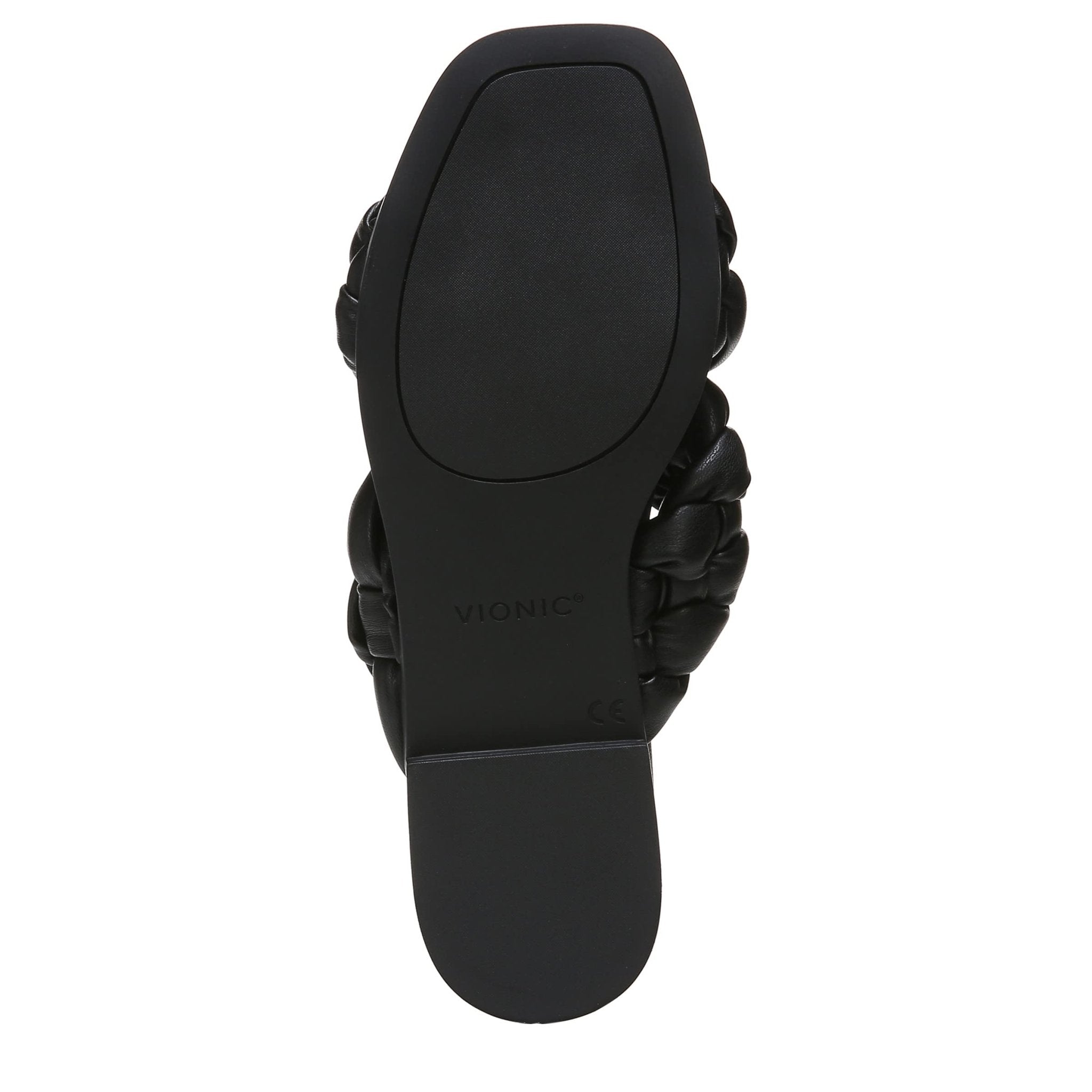 VIONIC Kalina Braided Slide - Women's Black Shoe Deals Outlet