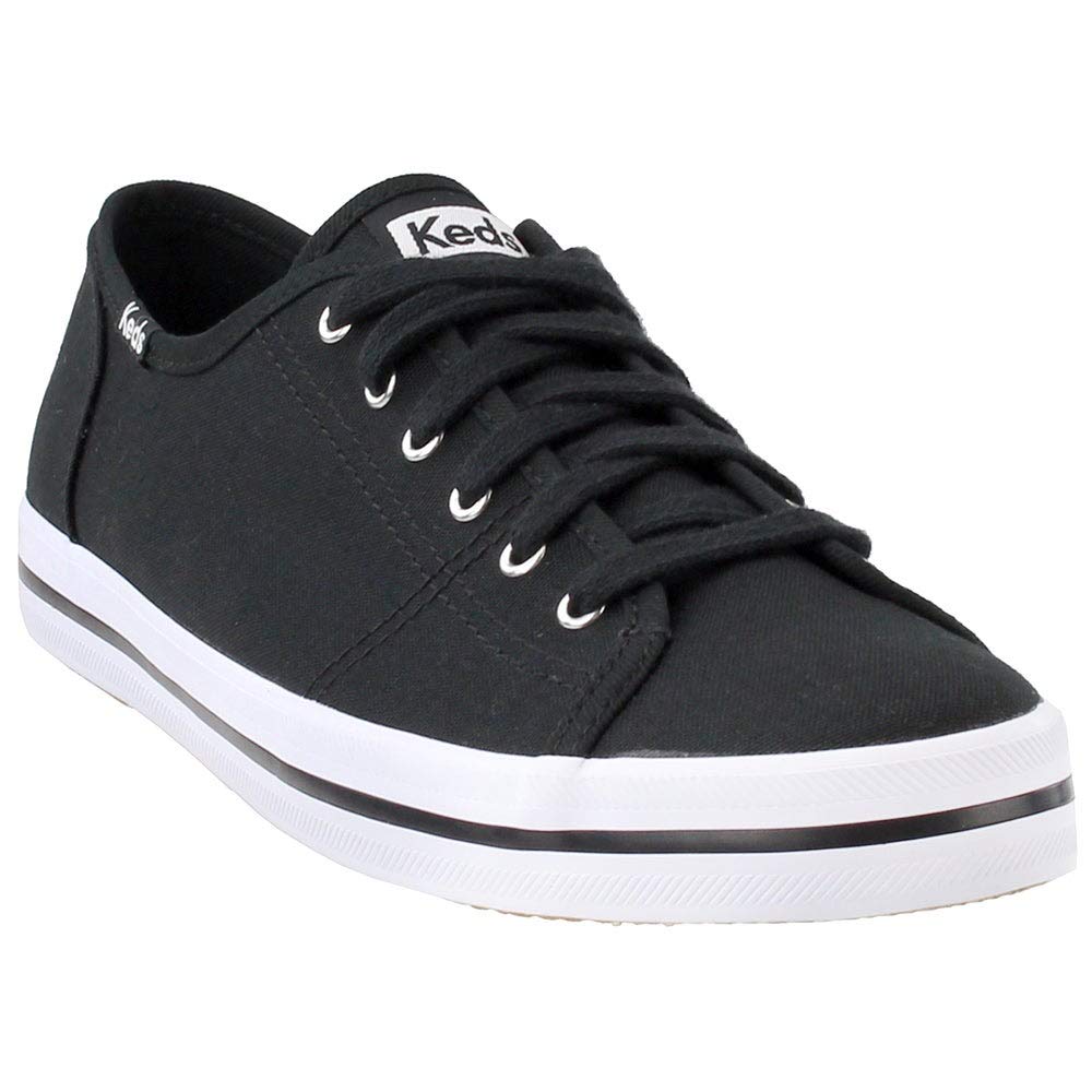 Keds Keds Kickstart Canvas Lace Up - Women's Solid Black Shoe Deals Outlet