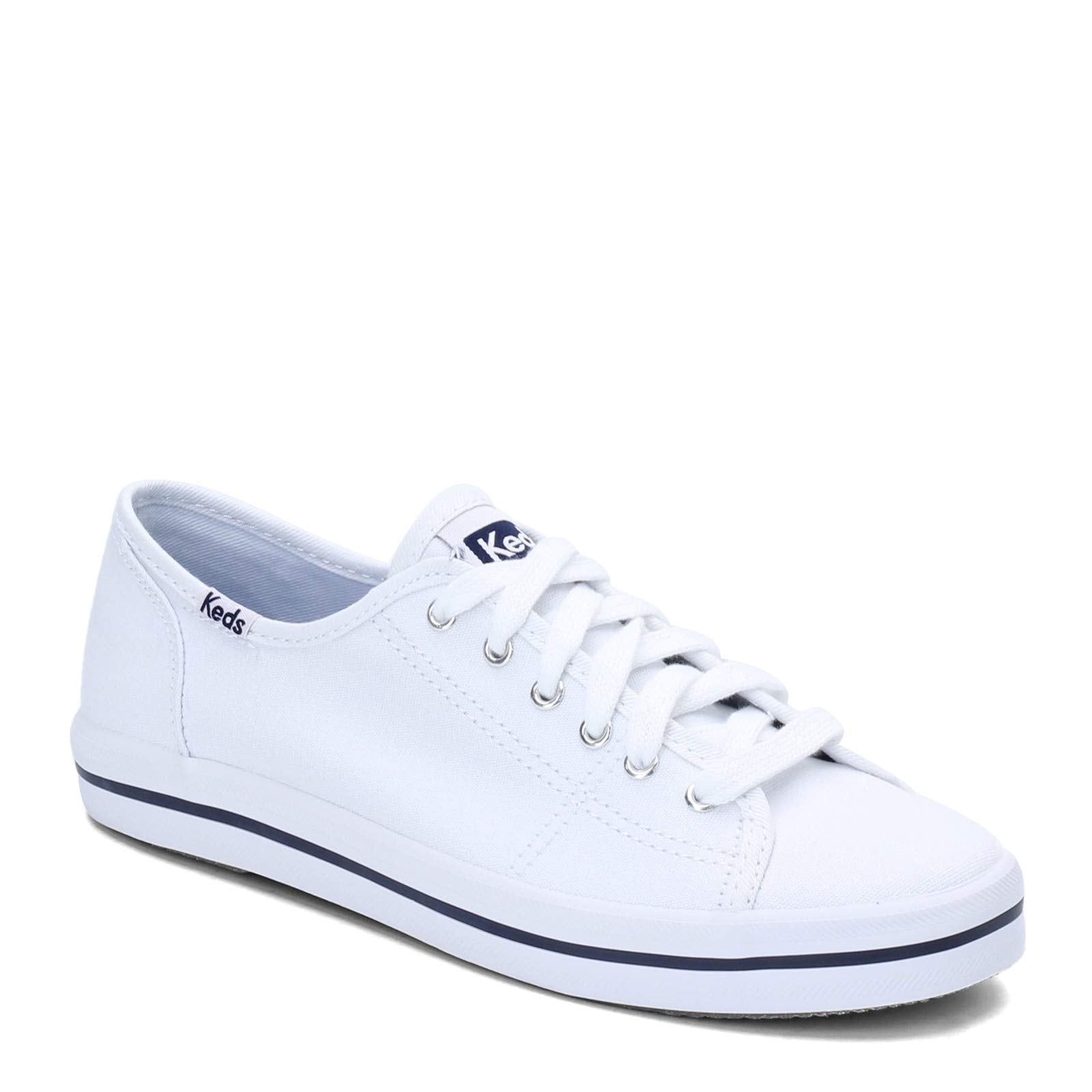 Keds Keds Kickstart Canvas Lace Up - Women's White Shoe Deals Outlet