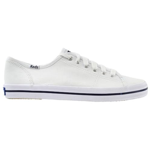 Keds Keds Kickstart Canvas Lace Up - Women's White Shoe Deals Outlet