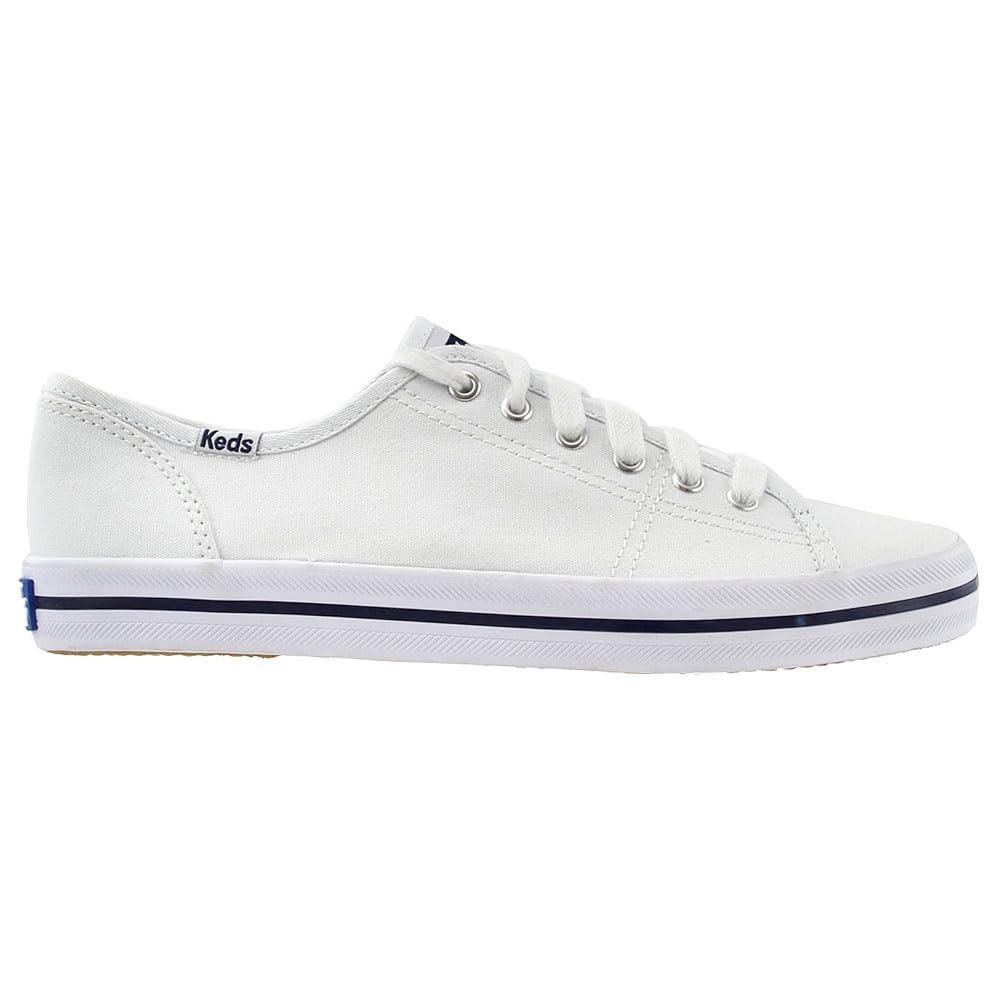 Keds Keds Kickstart Canvas Lace Up - Women's White Shoe Deals Outlet