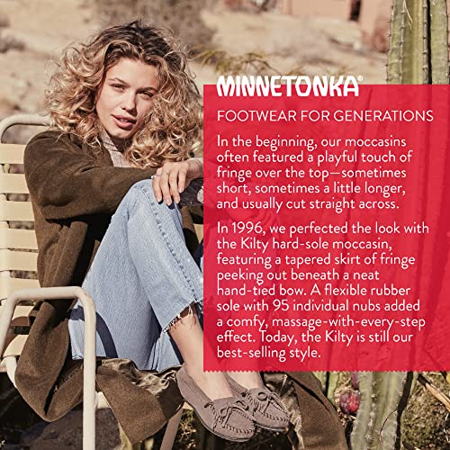 Minnetonka Kilty Hardsole - Women's Stone Shoe Deals Outlet